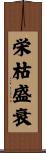 Rise and Fall / Ups and Downs Scroll