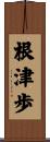 根津歩 Scroll