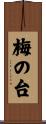 梅の台 Scroll