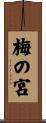 梅の宮 Scroll