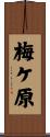 梅ケ原 Scroll