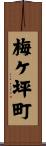 梅ケ坪町 Scroll