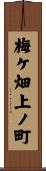 梅ケ畑上ノ町 Scroll