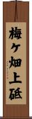 梅ケ畑上砥 Scroll