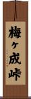 梅ヶ成峠 Scroll