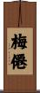 梅僊 Scroll
