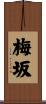 梅坂 Scroll