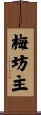 梅坊主 Scroll