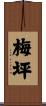 梅坪 Scroll