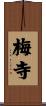 梅寺 Scroll