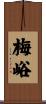 梅峪 Scroll