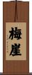 梅崖 Scroll