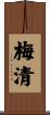 梅清 Scroll