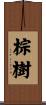 棕樹 Scroll