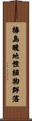 椿島暖地性植物群落 Scroll