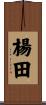 楊田 Scroll