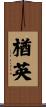 楢英 Scroll