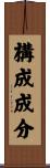 構成成分 Scroll