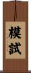 模試 Scroll