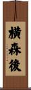横森後 Scroll