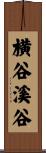 横谷溪谷 Scroll