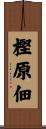 樫原佃 Scroll