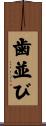 歯並び Scroll
