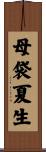 母袋夏生 Scroll