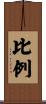 比例 Scroll