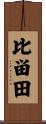 比畄田 Scroll