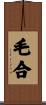 毛合 Scroll