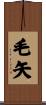 毛矢 Scroll