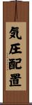 気圧配置 Scroll