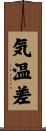 気温差 Scroll