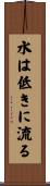 水は低きに流る Scroll