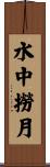 水中撈月 Scroll