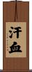 汗血 Scroll