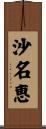 沙名恵 Scroll