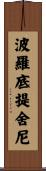 波羅底提舍尼 Scroll