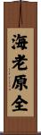 海老原全 Scroll
