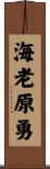 海老原勇 Scroll