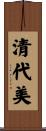 清代美 Scroll