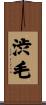 渋毛 Scroll