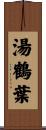 湯鶴葉 Scroll