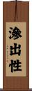 滲出性 Scroll