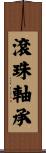 滾珠軸承 Scroll