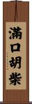 滿口胡柴 Scroll