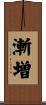 漸増 Scroll
