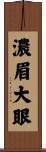 濃眉大眼 Scroll
