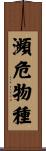 瀕危物種 Scroll